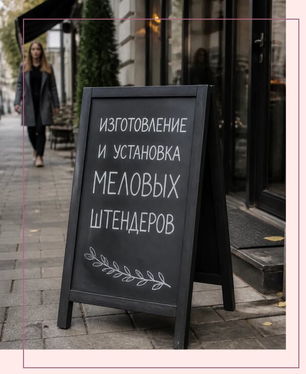 Меловые штендеры в Коврове по цене от 6651 р. | Аванза-Квр